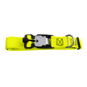 Magnetic Locking Dog Safety Collar - Yellow