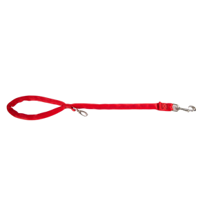 Red-Luv My Leash, 2-6 Foot option ,Lightweight, Padded,Dual Snap, 5 Leashes in 1 ,Made in U.S.A.