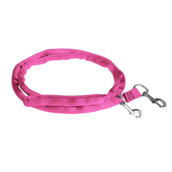 Pink-LuvMyLeash,6-10 ft option,Leash Harness-Stops Pulling ,6oz.,Padded,2 Snaps,8 in 1 ,U.S.A.